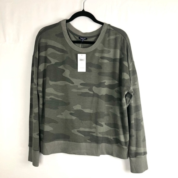 NWT Splendid Camo Pullover - Picture 4 of 10